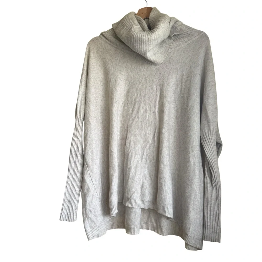 Gypsy Junkies Cotton Cashmere blend Cowl Neck knit Sweater